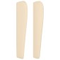 vidaXL Κεφαλάρι με Πτερύγια Κρεμ 103x23x118/128 εκ. Υφασμάτινο