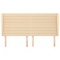 vidaXL Κεφαλάρι με Πτερύγια Κρεμ 203x23x118/128 εκ. Υφασμάτινο