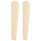 vidaXL Κεφαλάρι με Πτερύγια Κρεμ 203x23x118/128 εκ. Υφασμάτινο