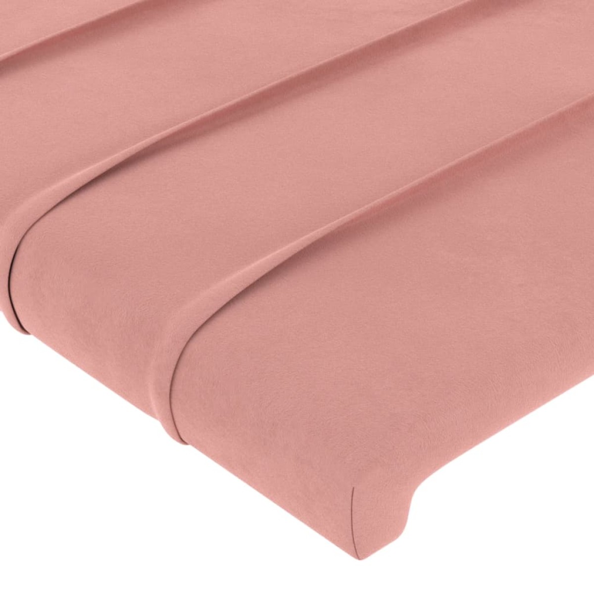 vidaXL Κεφαλάρι με Πτερύγια Ροζ 147x23x118/128 εκ. Βελούδινο