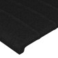 vidaXL Κεφαλάρι με Πτερύγια Μαύρο 93 x 23 x 118/128 εκ. Υφασμάτινο