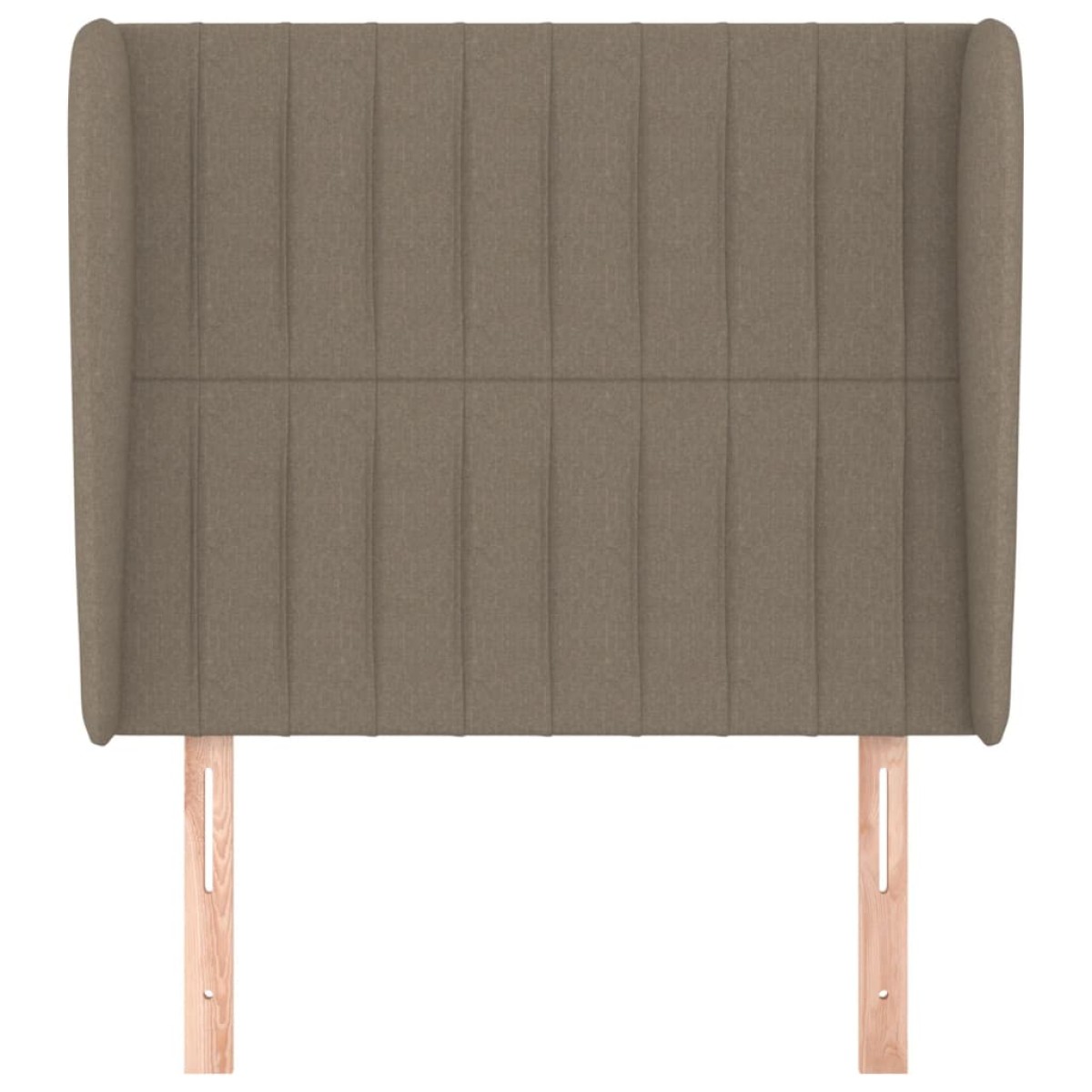 vidaXL Κεφαλάρι με Πτερύγια Taupe 103x23x118/128 εκ. Υφασμάτινο