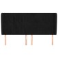 vidaXL Κεφαλάρι με Πτερύγια Μαύρο 203x23x118/128 εκ. Βελούδινο