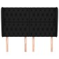 vidaXL Κεφαλάρι με Πτερύγια Μαύρο 147x23x118/128 εκ. Υφασμάτινο