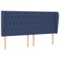 vidaXL Κεφαλάρι με Πτερύγια Μπλε 203x23x118/128 εκ. Υφασμάτινο