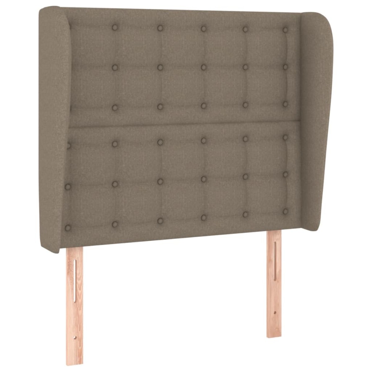 vidaXL Κεφαλάρι με Πτερύγια Taupe 93 x 23 x 118/128 εκ. Υφασμάτινο