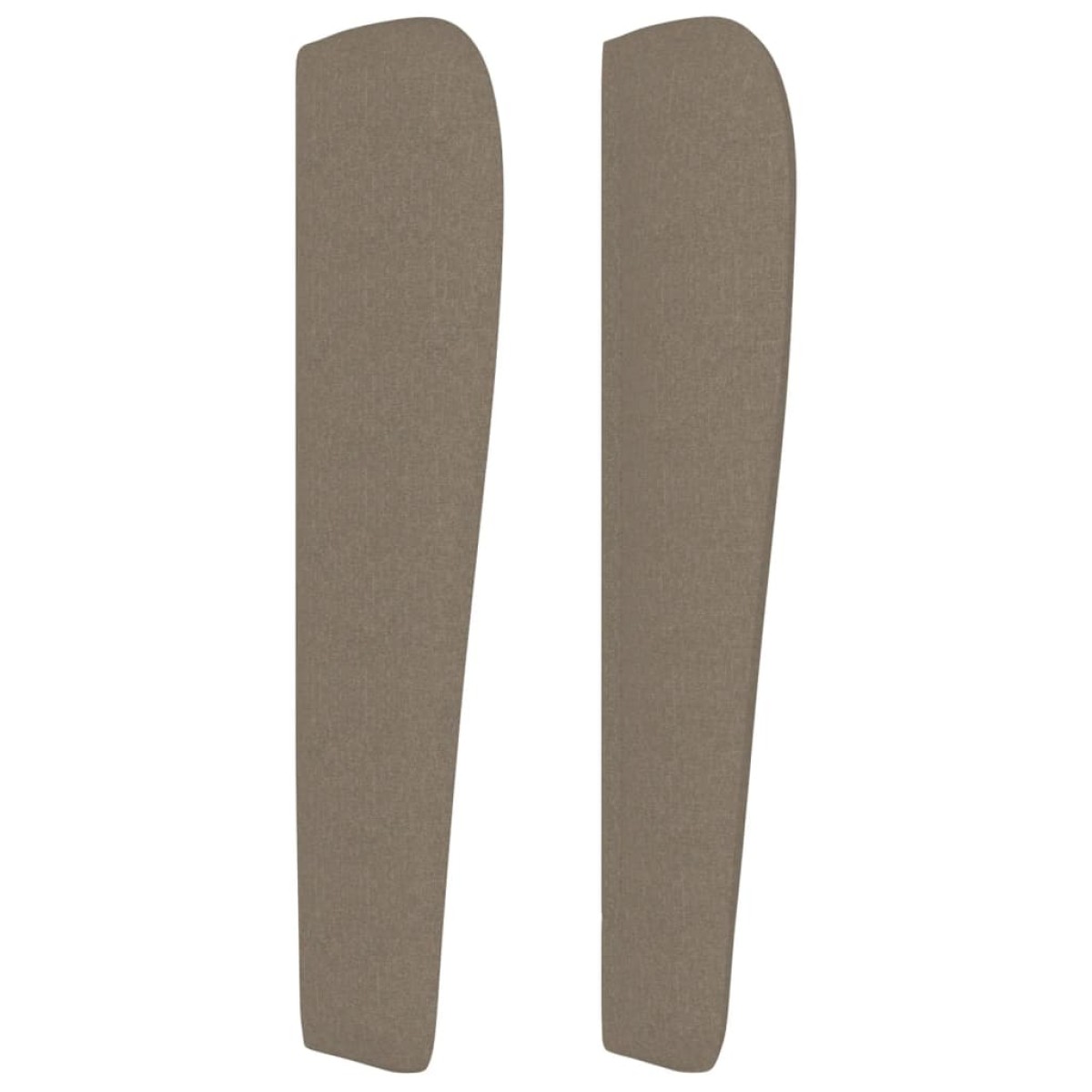 vidaXL Κεφαλάρι με Πτερύγια Taupe 93 x 23 x 118/128 εκ. Υφασμάτινο