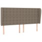 vidaXL Κεφαλάρι με Πτερύγια Taupe 163x23x118/128 εκ. Υφασμάτινο
