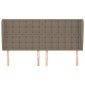 vidaXL Κεφαλάρι με Πτερύγια Taupe 163x23x118/128 εκ. Υφασμάτινο