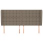 vidaXL Κεφαλάρι με Πτερύγια Taupe 183x23x118/128 εκ. Υφασμάτινο