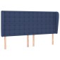 vidaXL Κεφαλάρι με Πτερύγια Μπλε 183x23x118/128 εκ. Υφασμάτινο