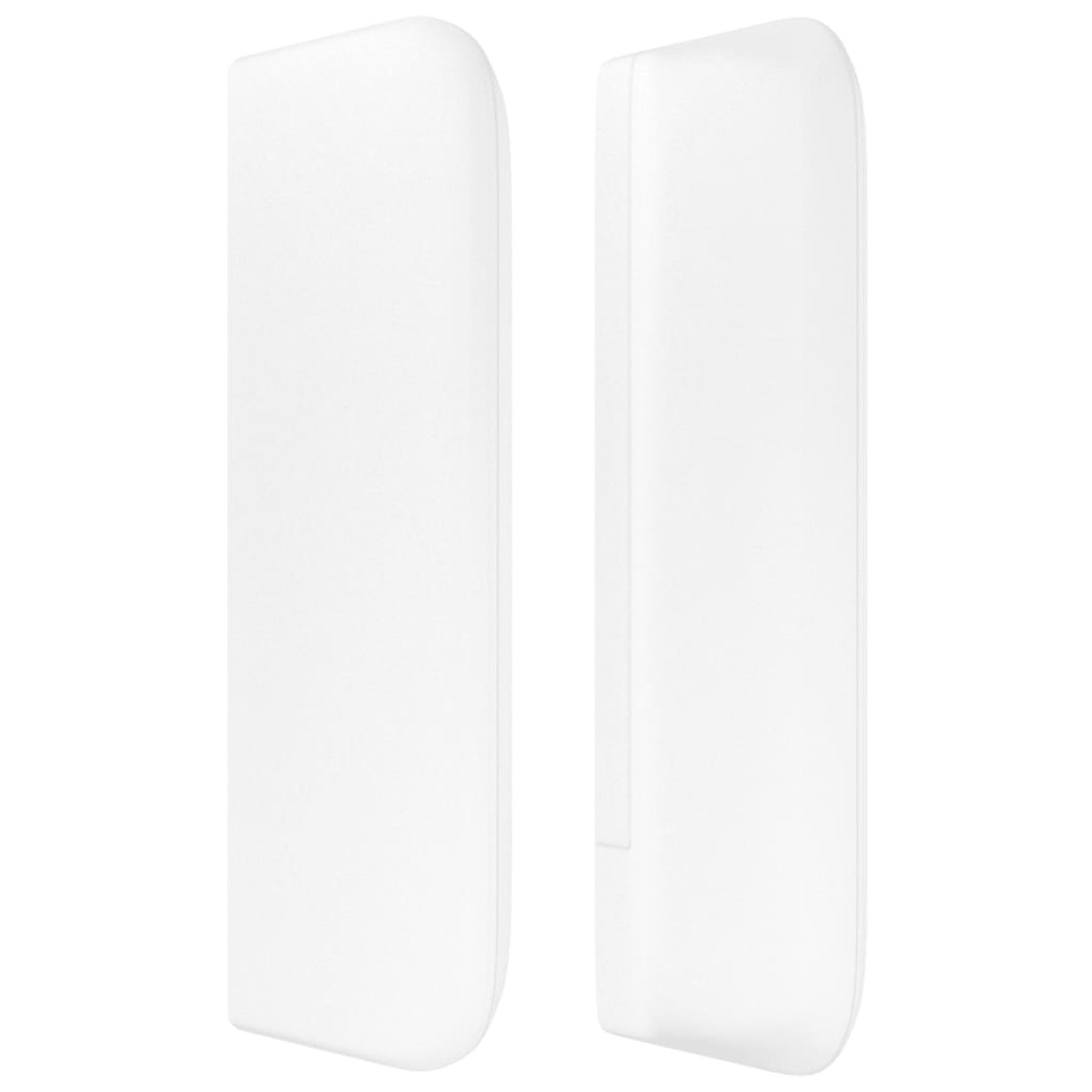 vidaXL Κεφαλάρι με Πτερύγια Λευκό 163x16x78/88 εκ. Συνθετικό Δέρμα