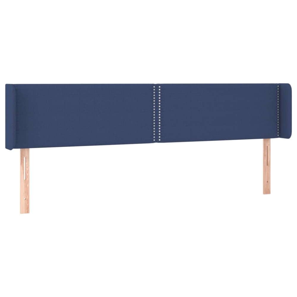 vidaXL Κεφαλάρι με Πτερύγια Μπλε 183x16x78/88 εκ. Υφασμάτινο