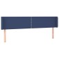 vidaXL Κεφαλάρι με Πτερύγια Μπλε 183x16x78/88 εκ. Υφασμάτινο