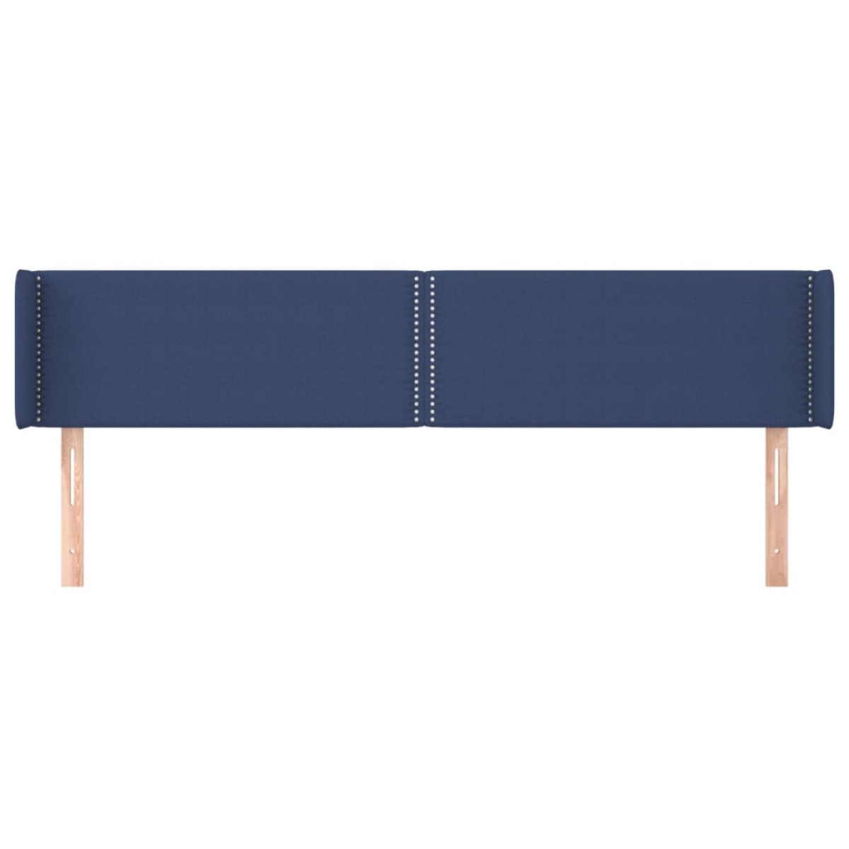vidaXL Κεφαλάρι με Πτερύγια Μπλε 183x16x78/88 εκ. Υφασμάτινο