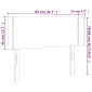 vidaXL Κεφαλάρι με Πτερύγια Σκούρο Πράσινο 83x16x78/88 εκ. Βελούδινο