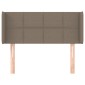 vidaXL Κεφαλάρι με Πτερύγια Taupe 83x16x78/88 εκ. Υφασμάτινο