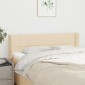 vidaXL Κεφαλάρι με Πτερύγια Κρεμ 147x16x78/88 εκ. Υφασμάτινο