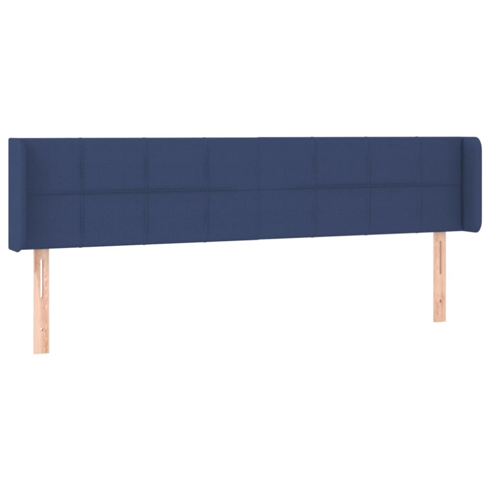 vidaXL Κεφαλάρι με Πτερύγια Μπλε 163x16x78/88 εκ. Υφασμάτινο