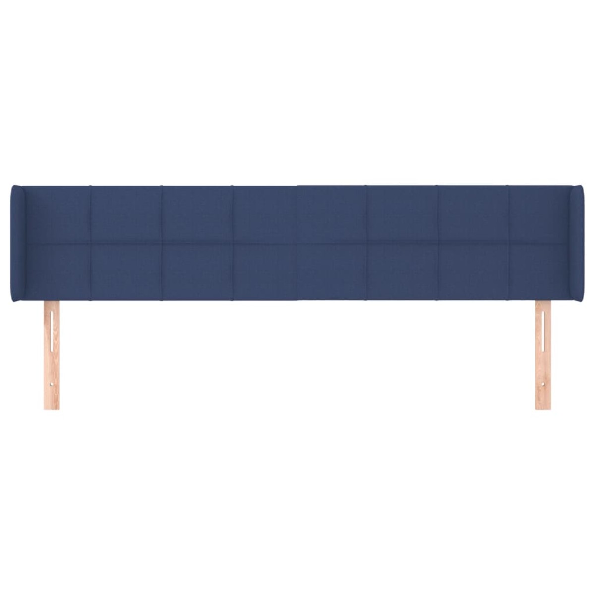 vidaXL Κεφαλάρι με Πτερύγια Μπλε 163x16x78/88 εκ. Υφασμάτινο