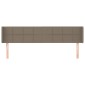 vidaXL Κεφαλάρι με Πτερύγια Taupe 183x16x78/88 εκ. Υφασμάτινο