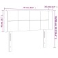 vidaXL Κεφαλάρι με Πτερύγια Σκούρο Πράσινο 93x16x78/88 εκ. Βελούδινο