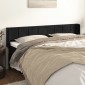 vidaXL Κεφαλάρι με Πτερύγια Μαύρο 183x16x78/88 εκ. Βελούδινο