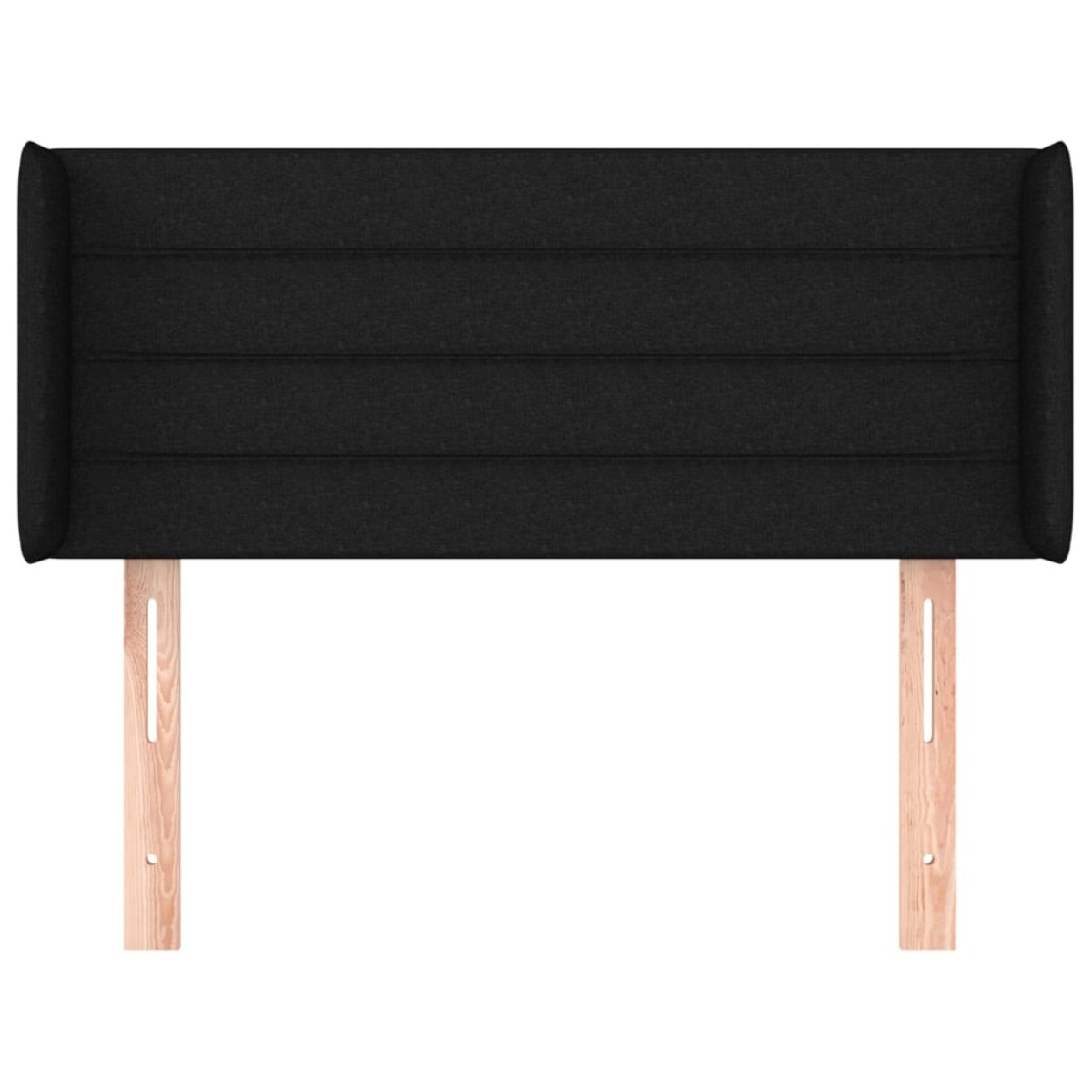 vidaXL Κεφαλάρι με Πτερύγια Μαύρο 103x16x78/88 εκ. Υφασμάτινο