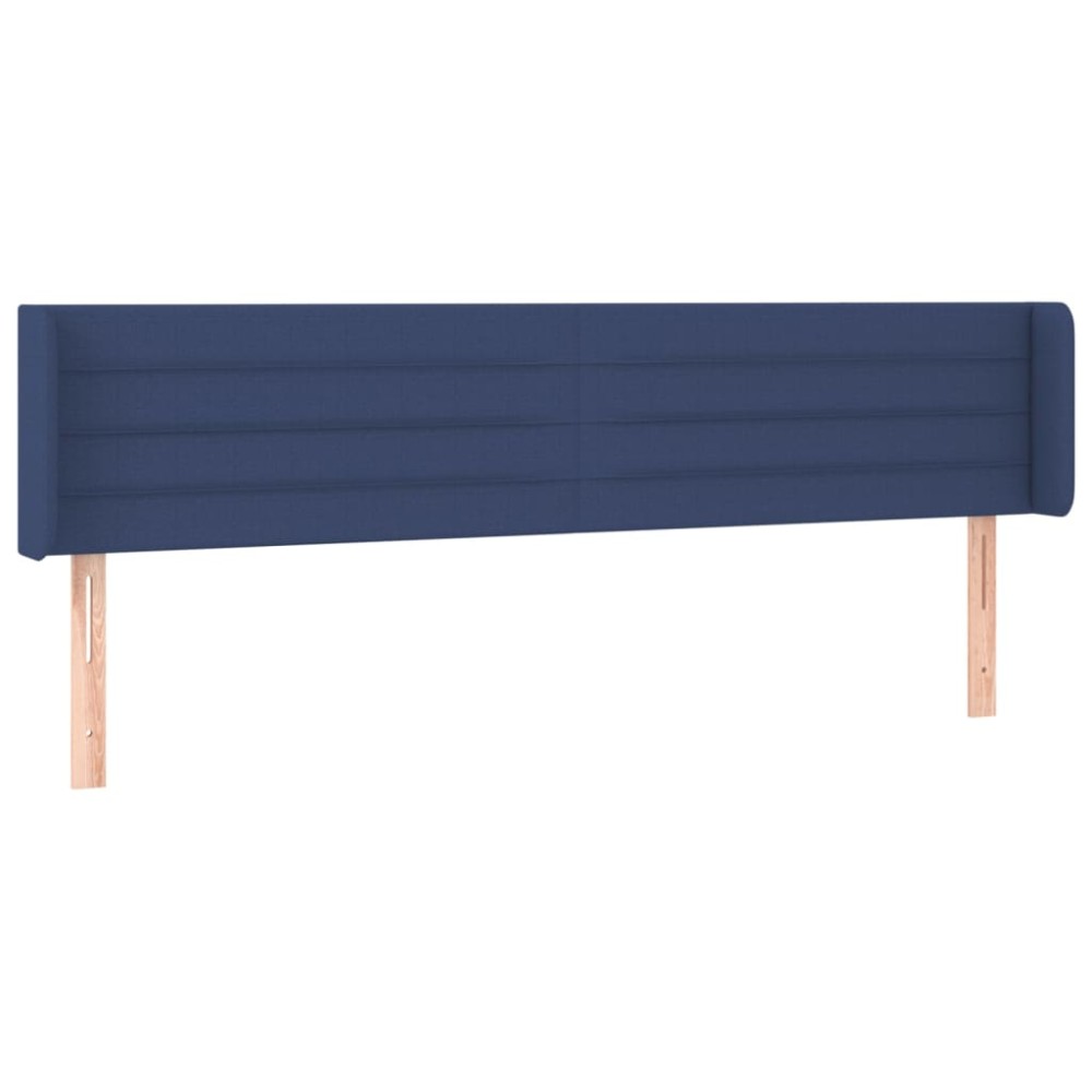 vidaXL Κεφαλάρι με Πτερύγια Μπλε 203x16x78/88 εκ. Υφασμάτινο
