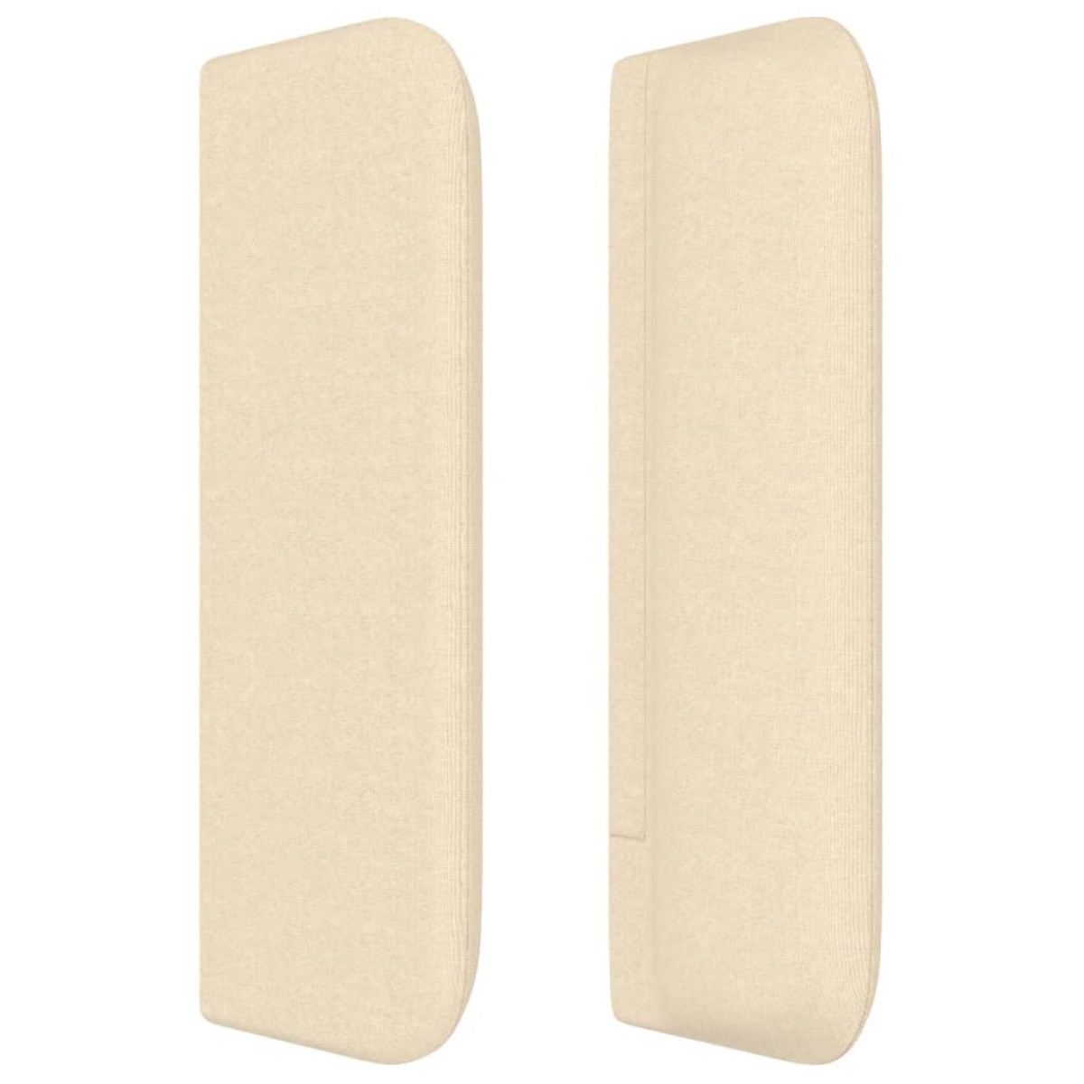 vidaXL Κεφαλάρι με Πτερύγια Κρεμ 83x16x78/88 εκ. Υφασμάτινο