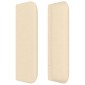 vidaXL Κεφαλάρι με Πτερύγια Κρεμ 203x16x78/88 εκ. Υφασμάτινο