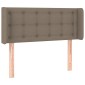 vidaXL Κεφαλάρι με Πτερύγια Taupe 83x16x78/88 εκ. Υφασμάτινο