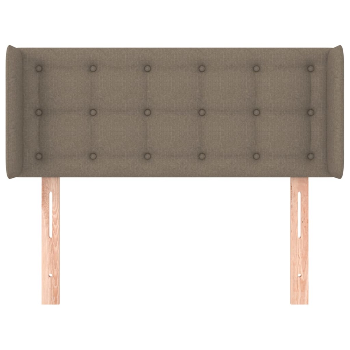 vidaXL Κεφαλάρι με Πτερύγια Taupe 83x16x78/88 εκ. Υφασμάτινο