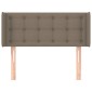 vidaXL Κεφαλάρι με Πτερύγια Taupe 83x16x78/88 εκ. Υφασμάτινο