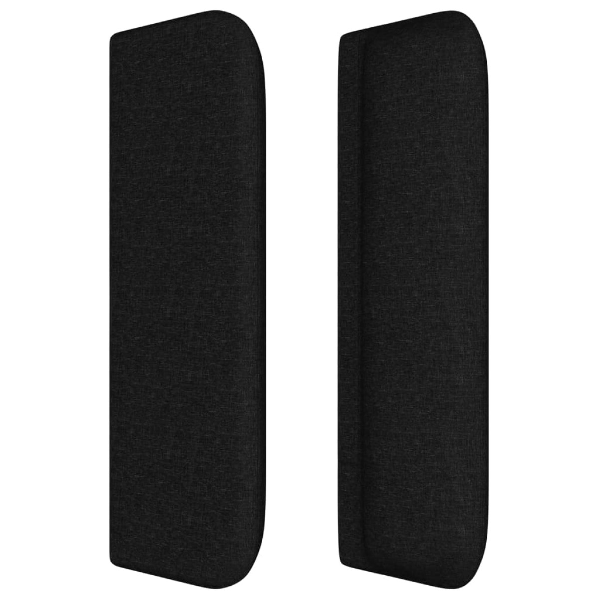 vidaXL Κεφαλάρι με Πτερύγια Μαύρο 183x16x78/88 εκ. Υφασμάτινο