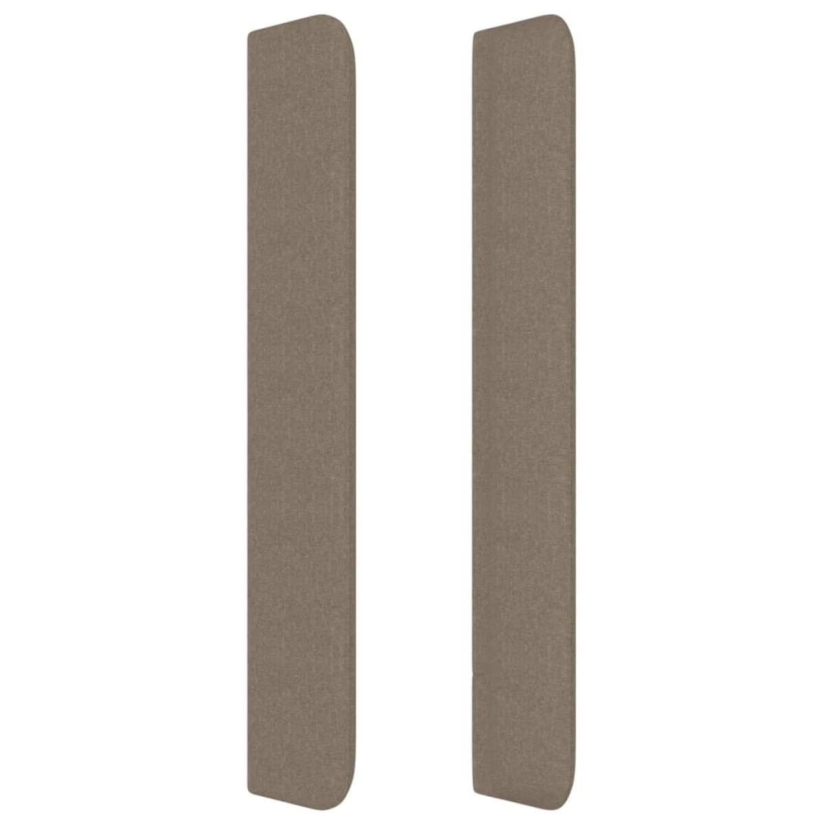 vidaXL Κεφαλάρι με Πτερύγια Taupe 147x16x118/128 εκ. Υφασμάτινο