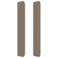 vidaXL Κεφαλάρι με Πτερύγια Taupe 147x16x118/128 εκ. Υφασμάτινο