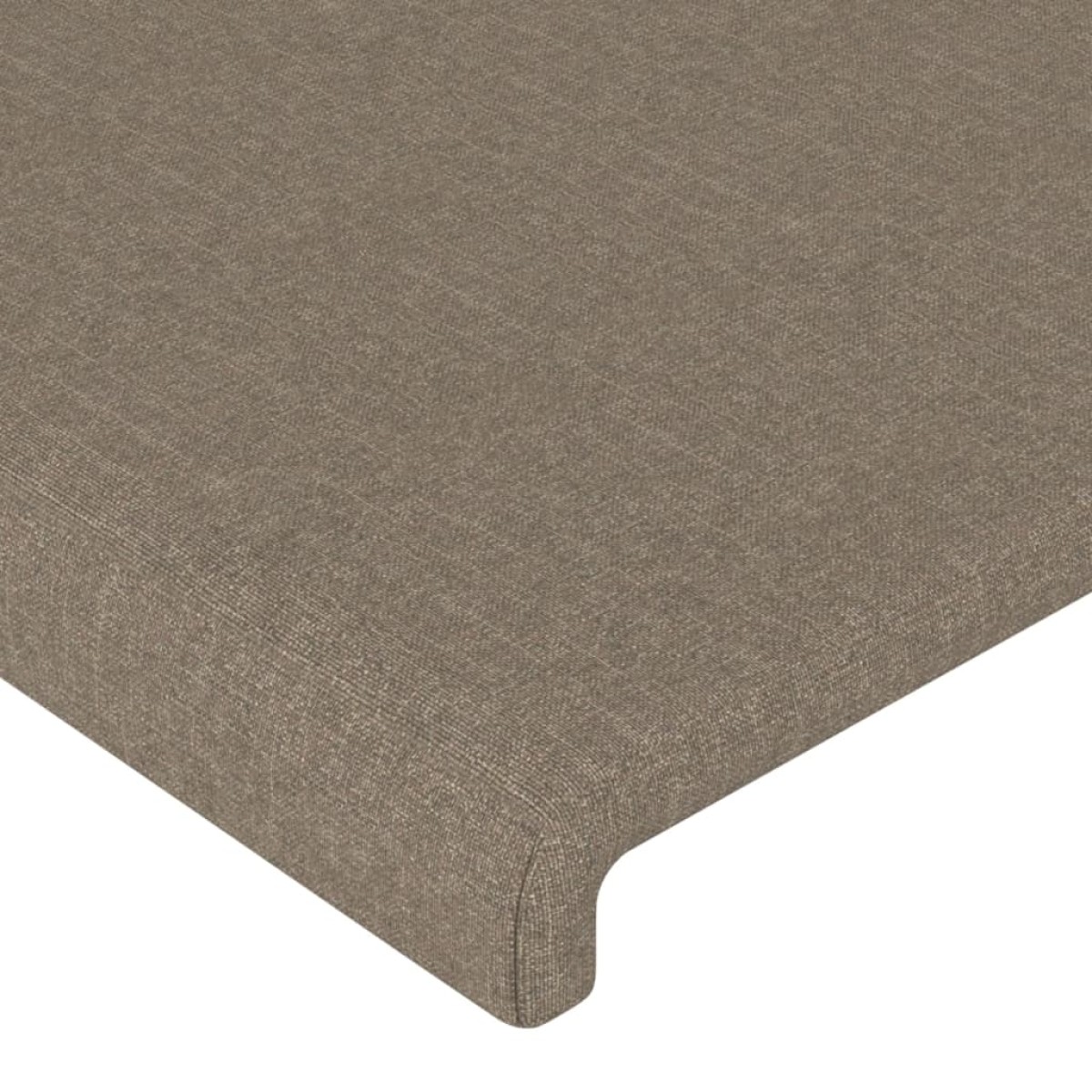 vidaXL Κεφαλάρι με Πτερύγια Taupe 147x16x118/128 εκ. Υφασμάτινο