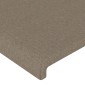 vidaXL Κεφαλάρι με Πτερύγια Taupe 147x16x118/128 εκ. Υφασμάτινο