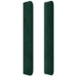 vidaXL Κεφαλάρι με Πτερύγια Πράσινο 93x16x118/128 εκ. Βελούδινο