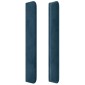vidaXL Κεφαλάρι με Πτερύγια Σκούρο Μπλε 147x16x118/128 εκ. Βελούδινο