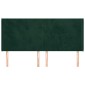 vidaXL Κεφαλάρι με Πτερύγια Πράσινο 163x16x118/128 εκ. Βελούδινο