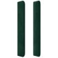 vidaXL Κεφαλάρι με Πτερύγια Πράσινο 163x16x118/128 εκ. Βελούδινο