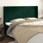 vidaXL Κεφαλάρι με Πτερύγια Πράσινο 163x16x118/128 εκ. Βελούδινο