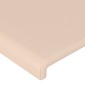 vidaXL Κεφαλάρι με Πτερύγια Καπουτσίνο 147x16x118/128 εκ. Συνθ. Δέρμα