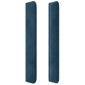 vidaXL Κεφαλάρι με Πτερύγια Σκούρο Μπλε 83x16x118/128 εκ. Βελούδινο