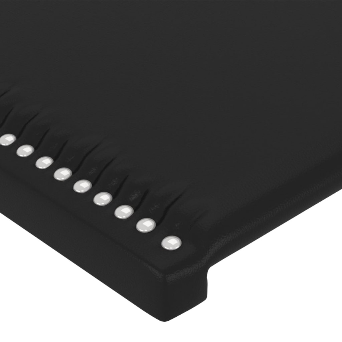 vidaXL Κεφαλάρι με Πτερύγια Μαύρο 147x16x118/128 εκ. Συνθ. Δέρμα