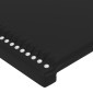 vidaXL Κεφαλάρι με Πτερύγια Μαύρο 147x16x118/128 εκ. Συνθ. Δέρμα