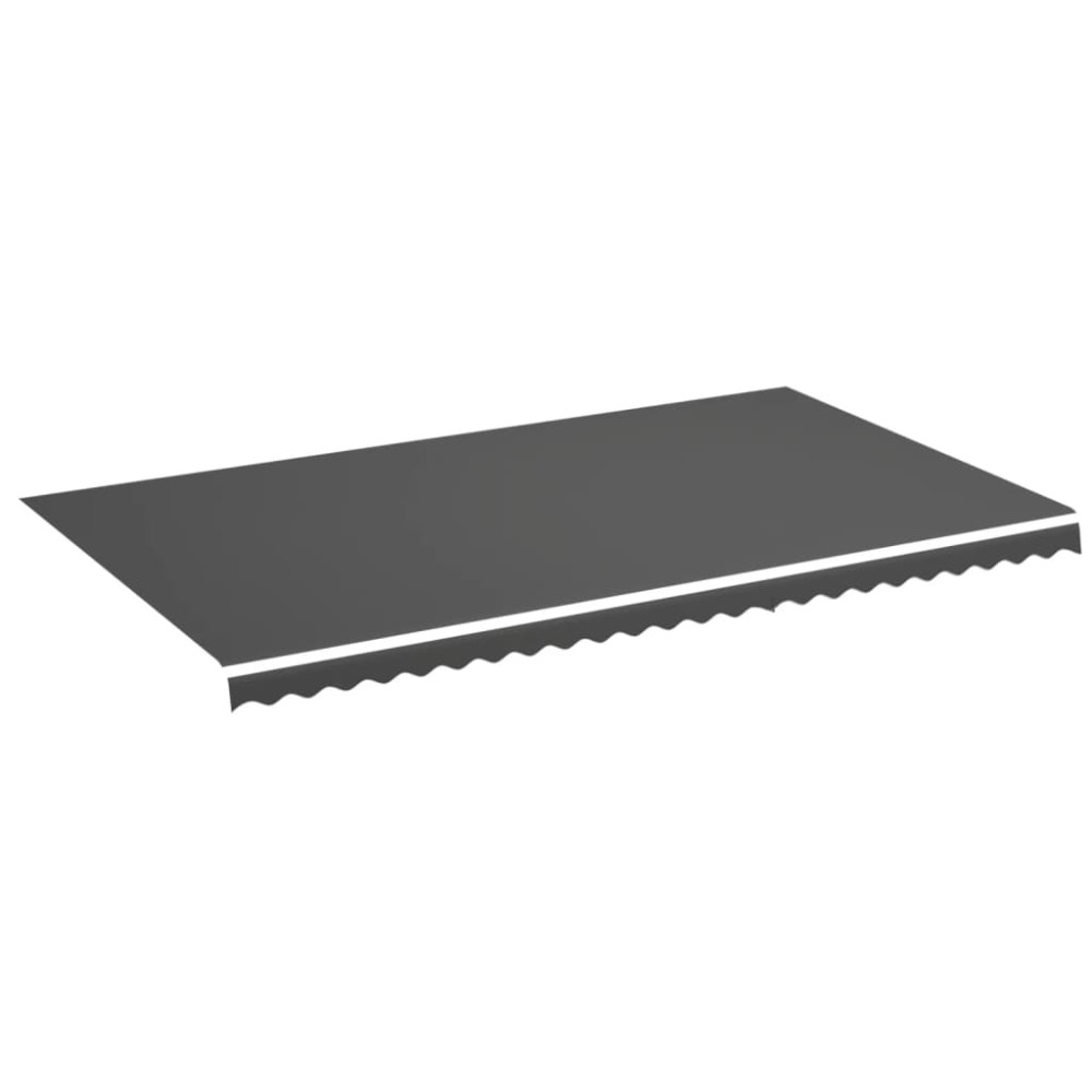 vidaXL Ανταλλακτικό Ύφασμα Τέντας Ανθρακί 580x345 εκ. Πολυεστέρας