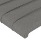 vidaXL Κεφαλάρι με Πτερύγια Σκούρο Γκρι 83x16x118/128 εκ. Υφασμάτινο